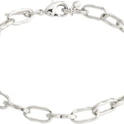 Pilgrim PAUSE Recycled Cable Chain Bracelet Silver-plated