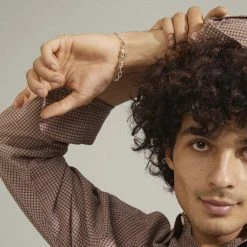 Pilgrim PAUSE Recycled Cable Chain Bracelet Silver-plated -Pernille Corydon Butik 5700560096561 m3