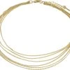 Pilgrim PAUSE Recycled Ankle Chain Gold-plated -Pernille Corydon Butik 5700560096912
