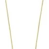 Pilgrim CALLIE Recycled Crystal Pendant Necklace Green/gold-plated -Pernille Corydon Butik 5700560096936
