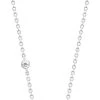 Julie Sandlau Necklace 50 CM - Rhodium -Pernille Corydon Butik 5704465112036
