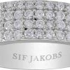 Sif Jakobs Jewellery CORTE QUATTRO RING -Pernille Corydon Butik 5710698023636 SJ R10764 CZ 50