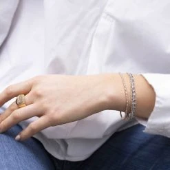 Sif Jakobs Jewellery ELLERA BRACELET -Pernille Corydon Butik 5710698067340 SJ B2869 CZYG 19 1