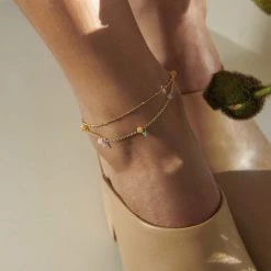 Pernille Corydon Jewellery Solar Anklet 23-26 Cm Adj.