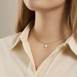 Pernille Corydon Jewellery Ocean Heart Necklace Adj. 40-45 Cm