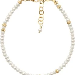 BeChristensen Lauren Pearl Bracelet - Gold