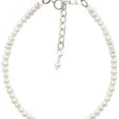 BeChristensen Lauren Pearl Bracelet - Silver