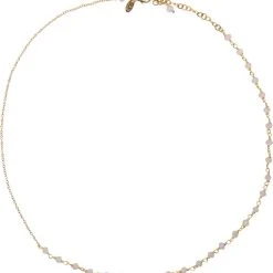 BeChristensen Anne Rose Quartz Necklace - Gold