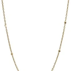 Jane Kønig Halskæde I 18 Karat Saturn Kæde - 40 CM