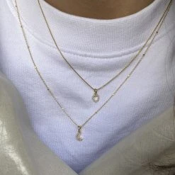 Jane Kønig Halskæde I 18 Karat Saturn Kæde - 40 CM -Pernille Corydon Butik 5715180018688 4