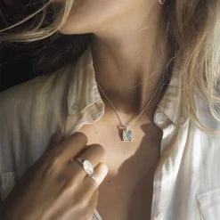 Jane Kønig Anchor Chain, Sterling Silver - 42 CM -Pernille Corydon Butik 5715180025570 5