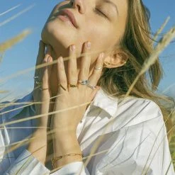 Jane K&oslash;nig Medium Reflection Ring, Gold-plated Sterling Silver-46 -Pernille Corydon Butik 5715180045950 5