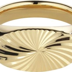 Jane K&oslash;nig Reflection Signet Ring, Gold-plated Sterling Silver-46 -Pernille Corydon Butik 5715180051876 2