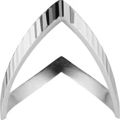 Jane Kønig Reflection V-ring, Sterling Silver-46 -Pernille Corydon Butik 5715180052170 2