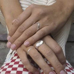 Jane Kønig Reflection V-ring, Sterling Silver-46 -Pernille Corydon Butik 5715180052170 4