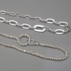 Jane Kønig ROW | NECKLACE | SILVER-45 Cm -Pernille Corydon Butik 5715180074806 4