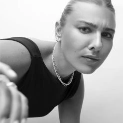 Jane Kønig ROW | PEARL NECKLACE | SILVER-42,5 Cm -Pernille Corydon Butik 5715180075230 4