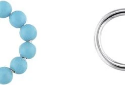 Jane Kønig Bermuda Necklace With Turquoise Lock -Pernille Corydon Butik 5715180076862 2