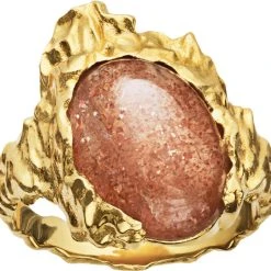 Maanesten Goddess Ring Sunstone -Pernille Corydon Butik 5715336023146