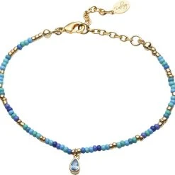 With Love Darling Waterdrop Beaded Bracelet