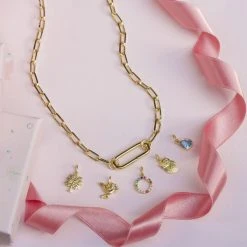 With Love Darling Happy Charms Necklace