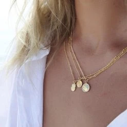 With Love Darling Earth Necklace VERMEIL (925 Sterling Silver Gold Plated 2.5 Micron) 4 With Love Darling Earth Necklace VERMEIL (925 Sterling Silver Gold Plated 2.5 Micron) -Pernille Corydon Butik 704078277172 1