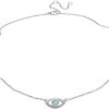 With Love Darling Blue Topaz Eye Necklace -Pernille Corydon Butik 704078280493