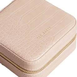 Ted Baker HAZELLI Imitation Croc Jewellery Ca -Pernille Corydon Butik AW22 HAZELLI 265092 PL PINK C3