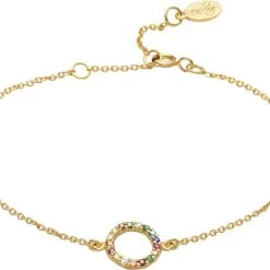 With Love Darling Partnership Bracelet VERMEIL (925 Sterling Silver Gold Plated 2.5 Micr