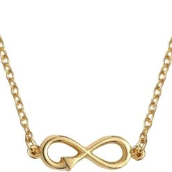 With Love Darling Horizontal Infinity Necklace