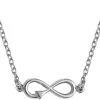 With Love Darling Horizontal Infinity Necklace