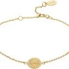 With Love Darling Wheel Bracelet VERMEIL (925 Sterling Silver Gold Plated 2.5 Micron) -Pernille Corydon Butik DELS075B