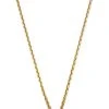 With Love Darling Peace Necklace VERMEIL (925 Sterling Silver Gold Plated 2.5 Micron)