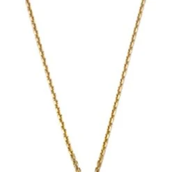 With Love Darling Peace Necklace VERMEIL (925 Sterling Silver Gold Plated 2.5 Micron)