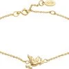 With Love Darling Peace Bracelet VERMEIL (925 Sterling Silver Gold Plated 2.5 Micron) -Pernille Corydon Butik DELS079B