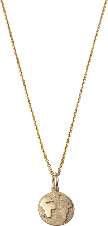 Earth necklace VERMEIL (925 Sterling silver gold plated 2.5 micron) With Love Darling Earth Necklace VERMEIL (925 Sterling Silver Gold Plated 2.5 Micron) -Pernille Corydon Butik DELS080