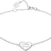 With Love Darling Equality Heart Bracelet Sterling Silver -Pernille Corydon Butik DELS088B S
