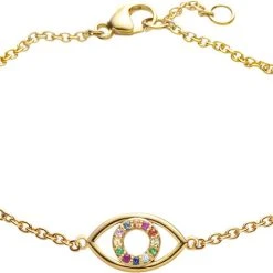 With Love Darling Multi-Zircon Eye Bracelet