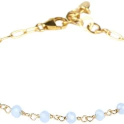 BeChristensen Daisy Calcedony Bracelet - Gold
