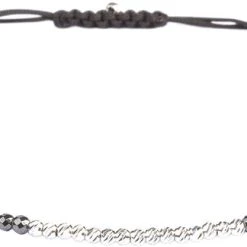 BeChristensen Olga Facet Hematite SS