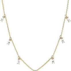 Sif Jakobs Jewellery PRINCESS BAGUETTE NECKLACE