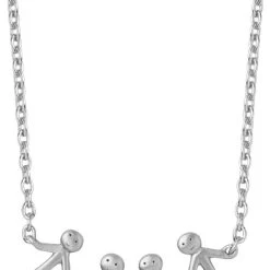 BYBIEHL Together Family 4 Necklace - Silver