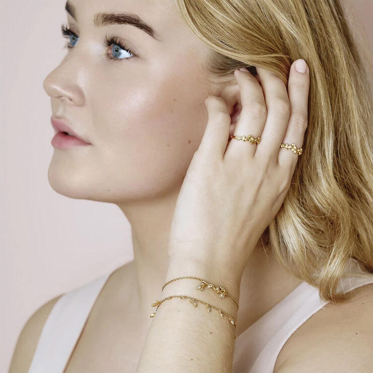 BYBIEHL Jungle Vine Bracelet - GP 4 BYBIEHL Jungle Vine Bracelet - GP - Billede 2